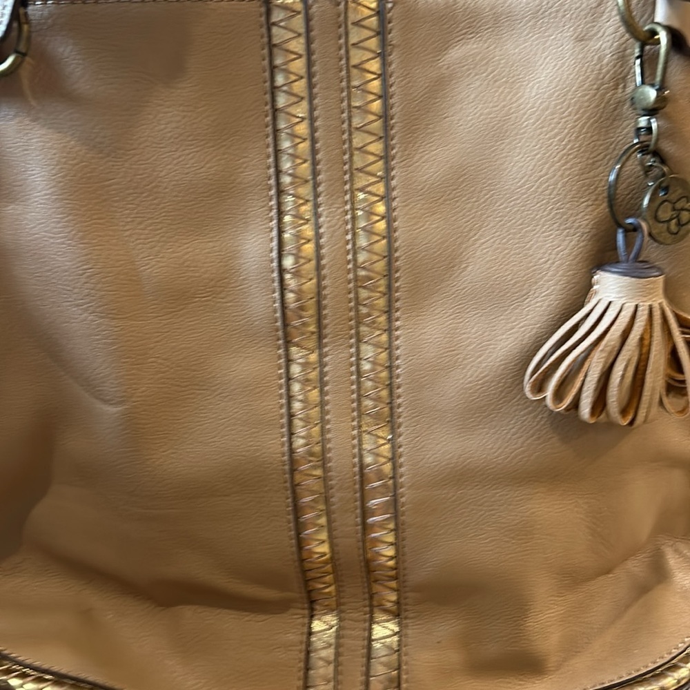 Tan Leather Tote Bag - Picture 4 of 6